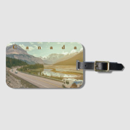 Etiqueta Para Maletas Icefield Parkway Road Canada
