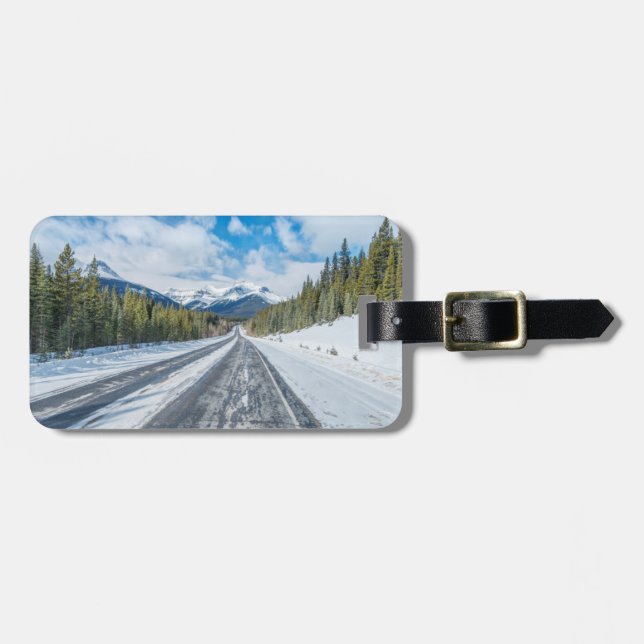Etiqueta Para Maletas Icefields Parkway (Frente Horizontal)