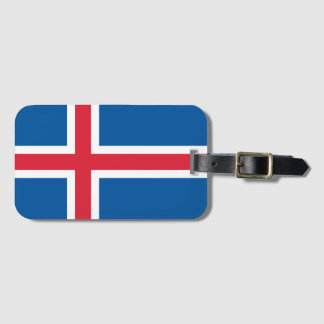 Etiqueta Para Maletas Iceland flag Luggage Tag