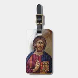 Etiqueta Para Maletas Icono bizantino de Cristo Pantocrator