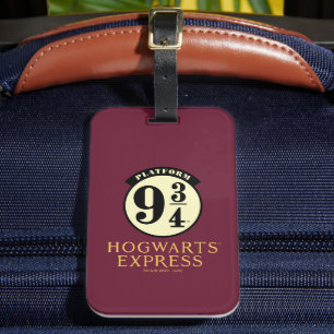 Etiqueta Para Maletas Icono de Hogwarts Express de la plataforma 93