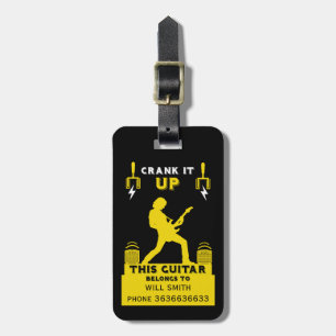 Etiqueta Para Maletas Identificación de propiedades del Funda de guitarr