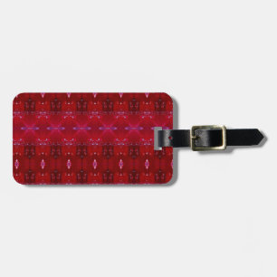 Etiqueta Para Maletas Ikat también de Snapdragon Rojo