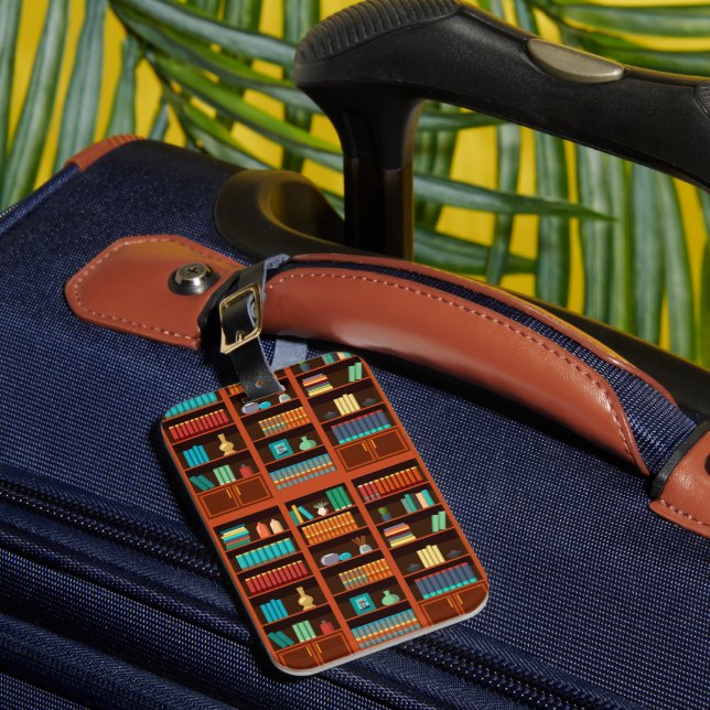 Etiqueta Para Maletas Ilustracion de biblioteca (Anverso In situ 1)