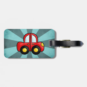 Etiqueta Para Maletas Ilustración de Coche Antiguo – Arte de Automóvil C