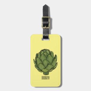 Etiqueta Para Maletas Ilustracion de personalizado Artichoke