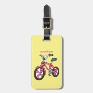 Etiqueta Para Maletas Ilustracion de personalizado de bicicleta de niños