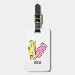 Etiqueta Para Maletas Ilustracion de personalizado de hielo