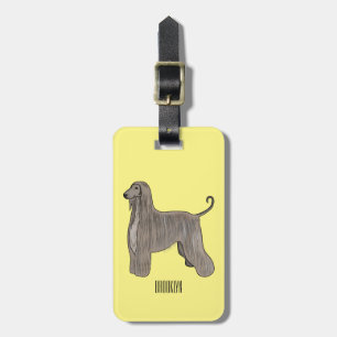Etiqueta Para Maletas Ilustracion de personalizado de perro de perro per