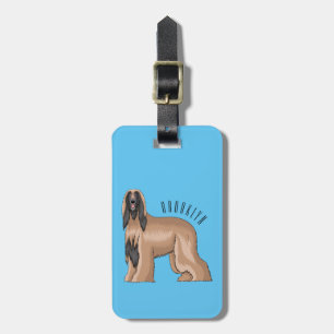 Etiqueta Para Maletas Ilustracion de personalizado de perro de perro per