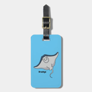 Etiqueta Para Maletas Ilustracion de personalizado de pescado de Stingra