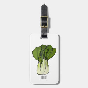 Etiqueta Para Maletas Ilustracion personalizado Bok choy