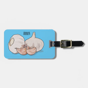 Etiqueta Para Maletas Ilustracion personalizado de ajo