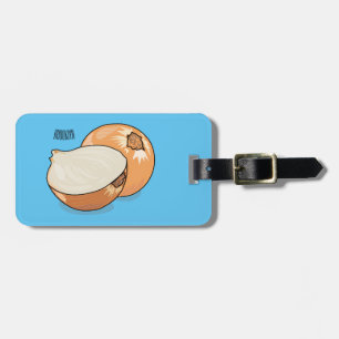 Etiqueta Para Maletas Ilustracion personalizado de cebolla