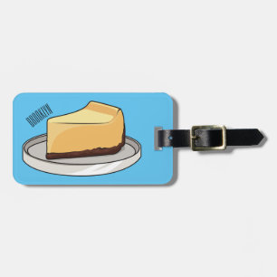 Etiqueta Para Maletas Ilustracion personalizado de Cheesecake