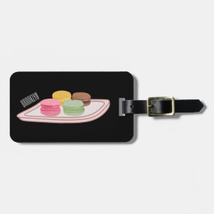 Etiqueta Para Maletas Ilustracion personalizado de Macaron