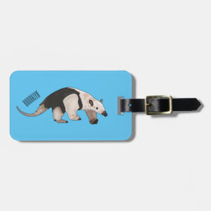 Etiqueta Para Maletas Ilustracion personalizado de Tamandua