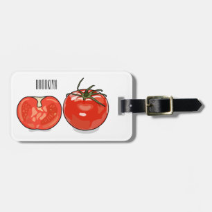 Etiqueta Para Maletas Ilustracion personalizado de tomate