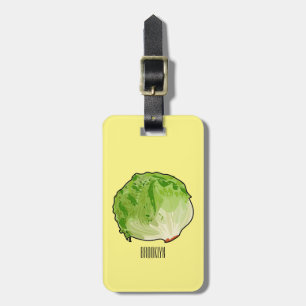 Etiqueta Para Maletas Ilustracion personalizado Lettuce