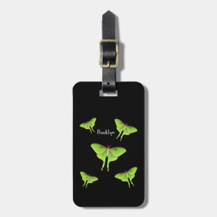 Etiqueta Para Maletas Ilustracion personalizado Luna Moth
