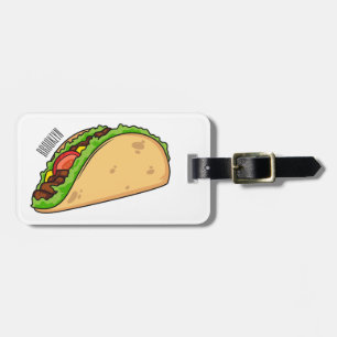Etiqueta Para Maletas Ilustracion personalizado Taco