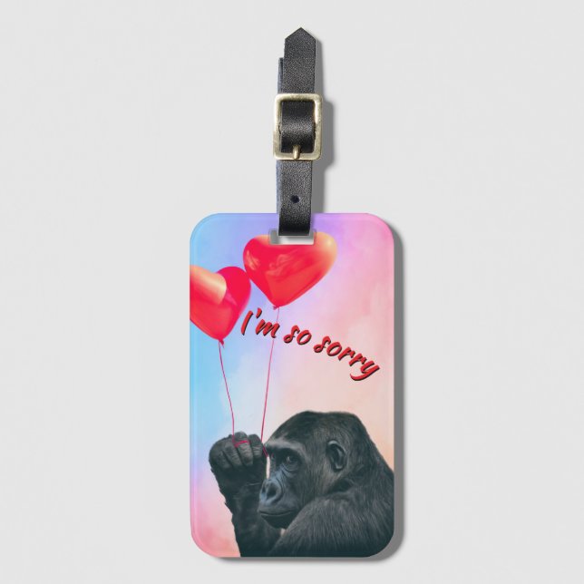 Etiqueta Para Maletas "I'm so sorry" (Anverso vertical)