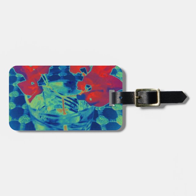 Etiqueta Para Maletas imagen de bougainville (Frente Horizontal)