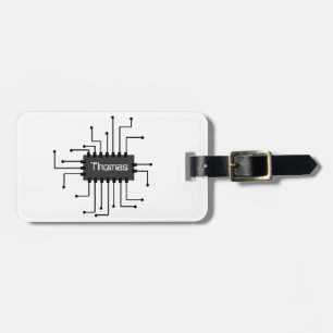 Etiqueta Para Maletas Imagen de chip IC de equipo personalizado