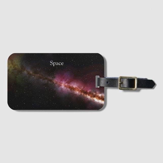 Etiqueta Para Maletas Imagen del universo (Anverso horizontal)