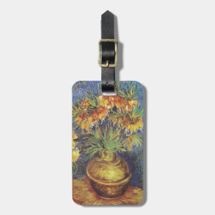 Etiqueta Para Maletas Imperial Fritillaries en Jarrón de Cobre de Van Go