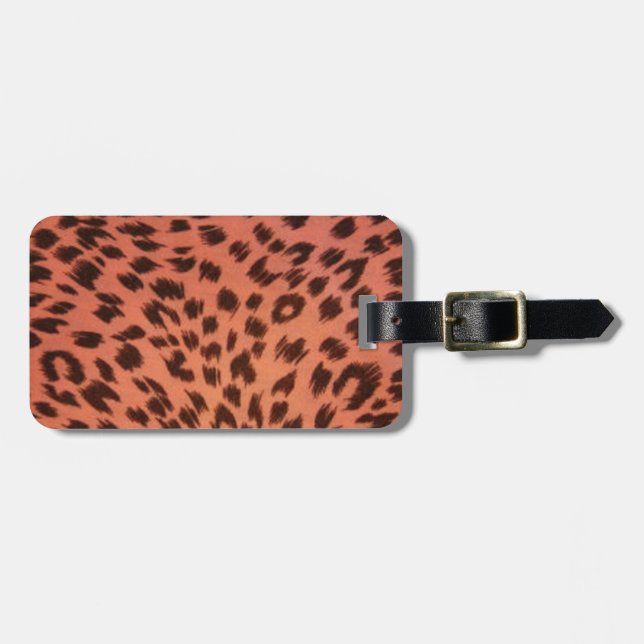 ETIQUETA PARA MALETAS IMPRESIÓN ANIMAL EN ROPA (Frente Horizontal)