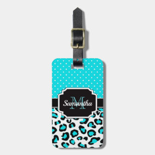 Etiqueta Para Maletas Impresión Cute Leopard