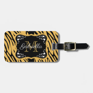 Etiqueta Para Maletas Impresión Cute Leopard