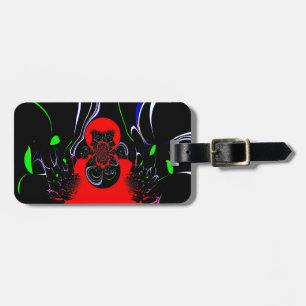 Etiqueta Para Maletas Impresión de fluidos en Kaleidoscope