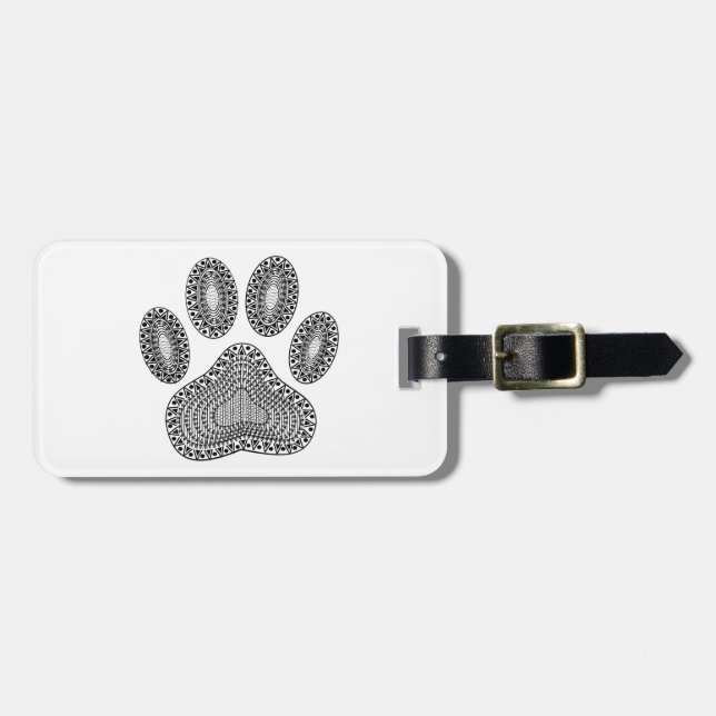 Etiqueta Para Maletas Impresión de la barra de lápiz abstracta (Frente Horizontal)