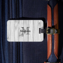 Impresión de madera de bambú gris de Guay Monogram