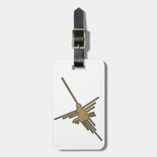 Etiqueta Para Maletas Impresión del bordado de Faux Boidery de Nazca Lin