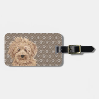 Etiqueta Para Maletas Impresión hermosa de la pintura de la pata del