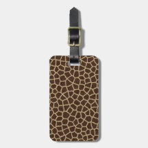 Imprimir Geométrico Animal Jirafa Marrón Beige Via