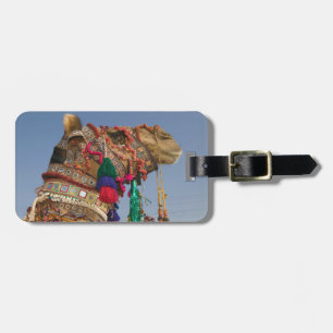 Etiqueta Para Maletas INDIA, Rajasthan, Pushkar: FERIA DE CAMELLOS DE PU