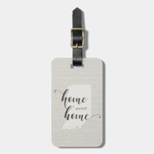 Etiqueta Para Maletas Indiana - Hogar Sweet Home burlap-look