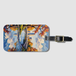 Etiqueta Para Maletas Indianapolis White Bridge Over the White River