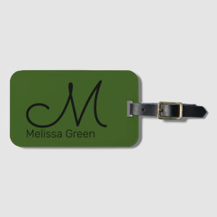 Etiqueta Para Maletas inicial + identificación de nombre pertenece al vi