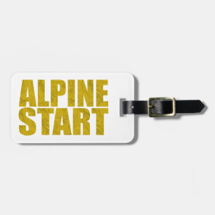 Etiqueta Para Maletas Inicio Alpino (Topo)