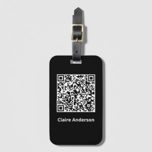 Etiqueta Para Maletas Insignia de código QR