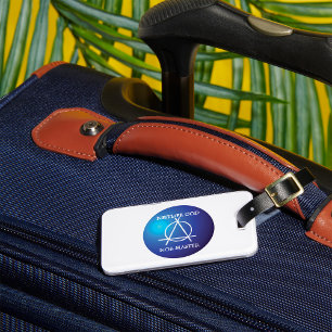 Etiqueta Para Maletas Insignia del ateísmo