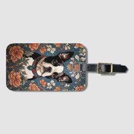 Etiqueta Para Maletas Inspirado por William Morris, el hermoso Boston Te