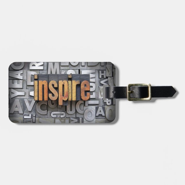 Etiqueta Para Maletas Inspire (Frente Horizontal)