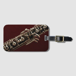 Etiqueta Para Maletas Instrumento musical de Oboe