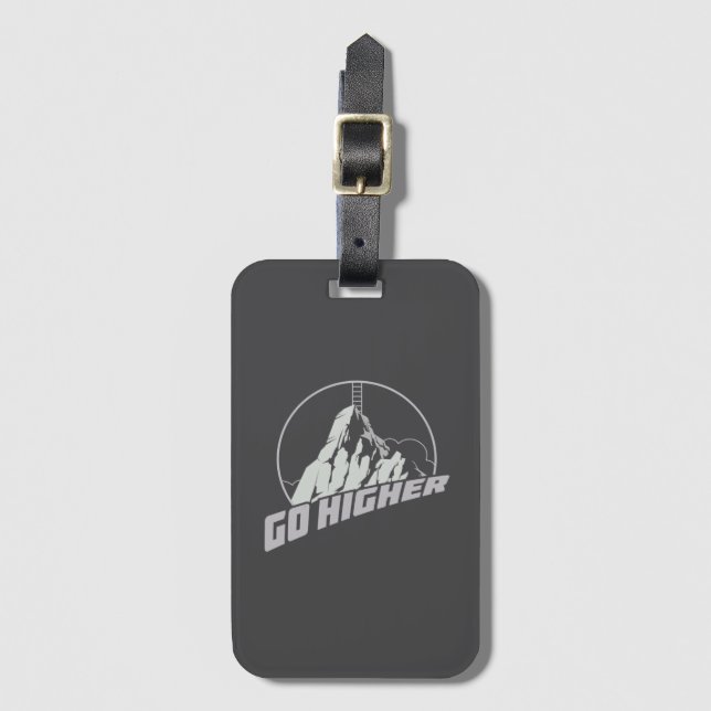 Etiqueta Para Maletas Ir más alto (Anverso vertical)